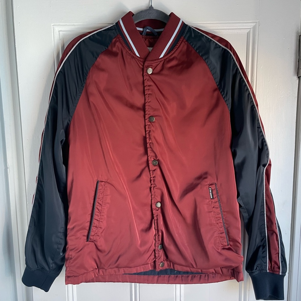 Ben Sherman Jacket - Burgundy/Navy - Medium (M)